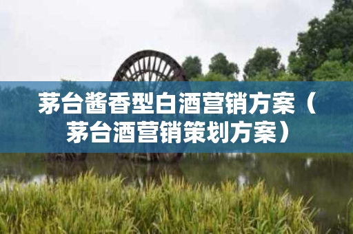 茅台酱香型白酒营销方案(茅台酒营销策划方案)